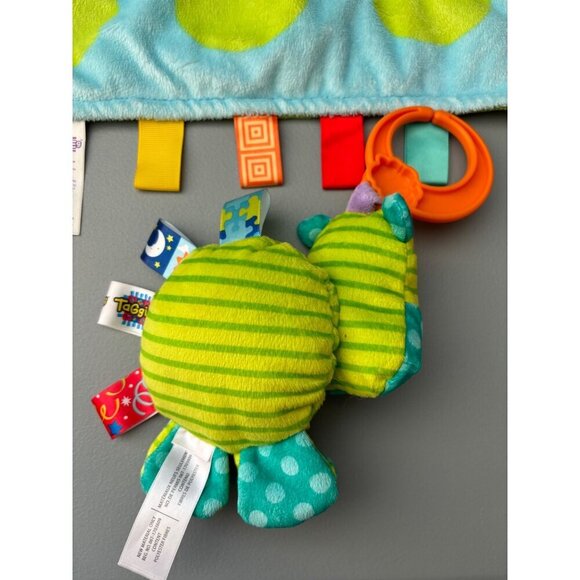 Taggies Baby Lovey Blanket & Plush Toy Set Soft & Colorful With Tags - Picture 3 of 7